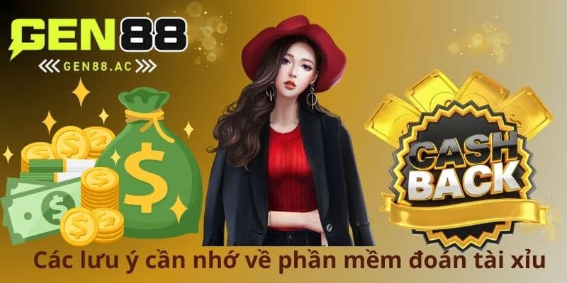 Các lưu ý cần nhớ về phần mềm đoán tài xỉu