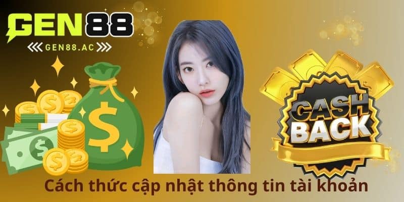 Cách thức cập nhật thông tin tài khoản