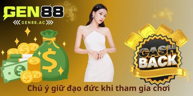 Chú ý giữ đạo đức khi tham gia chơi
