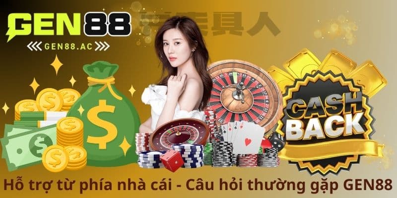 Hỗ trợ từ phía nhà cái - Câu hỏi thường gặp GEN88