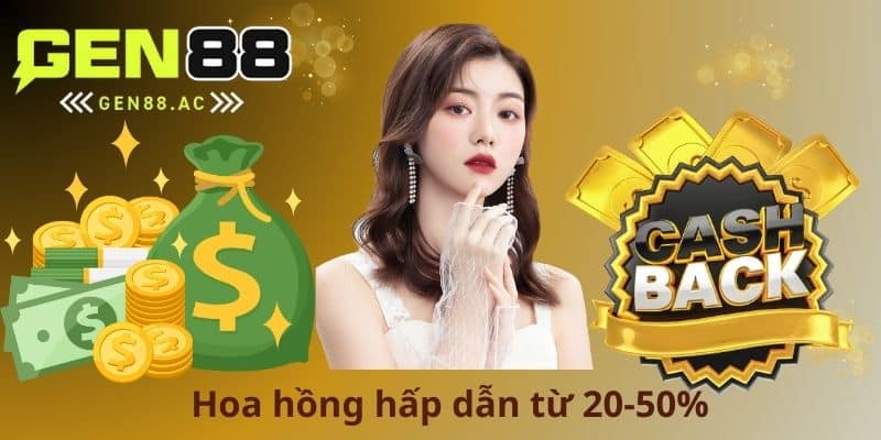 Hoa hồng hấp dẫn từ 20-50%