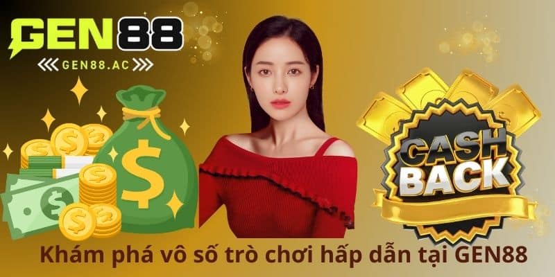 Khám phá vô số trò chơi hấp dẫn tại GEN88
