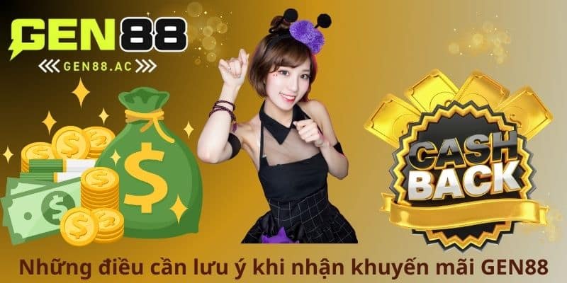 Những điều cần lưu ý khi nhận khuyến mãi GEN88