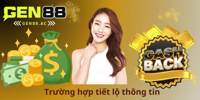 Trường hợp tiết lộ thông tin