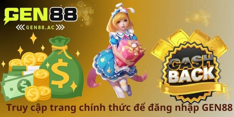 Truy cập trang chính thức để đăng nhập GEN88